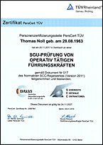 SCC-Zertifikat Herr Noll